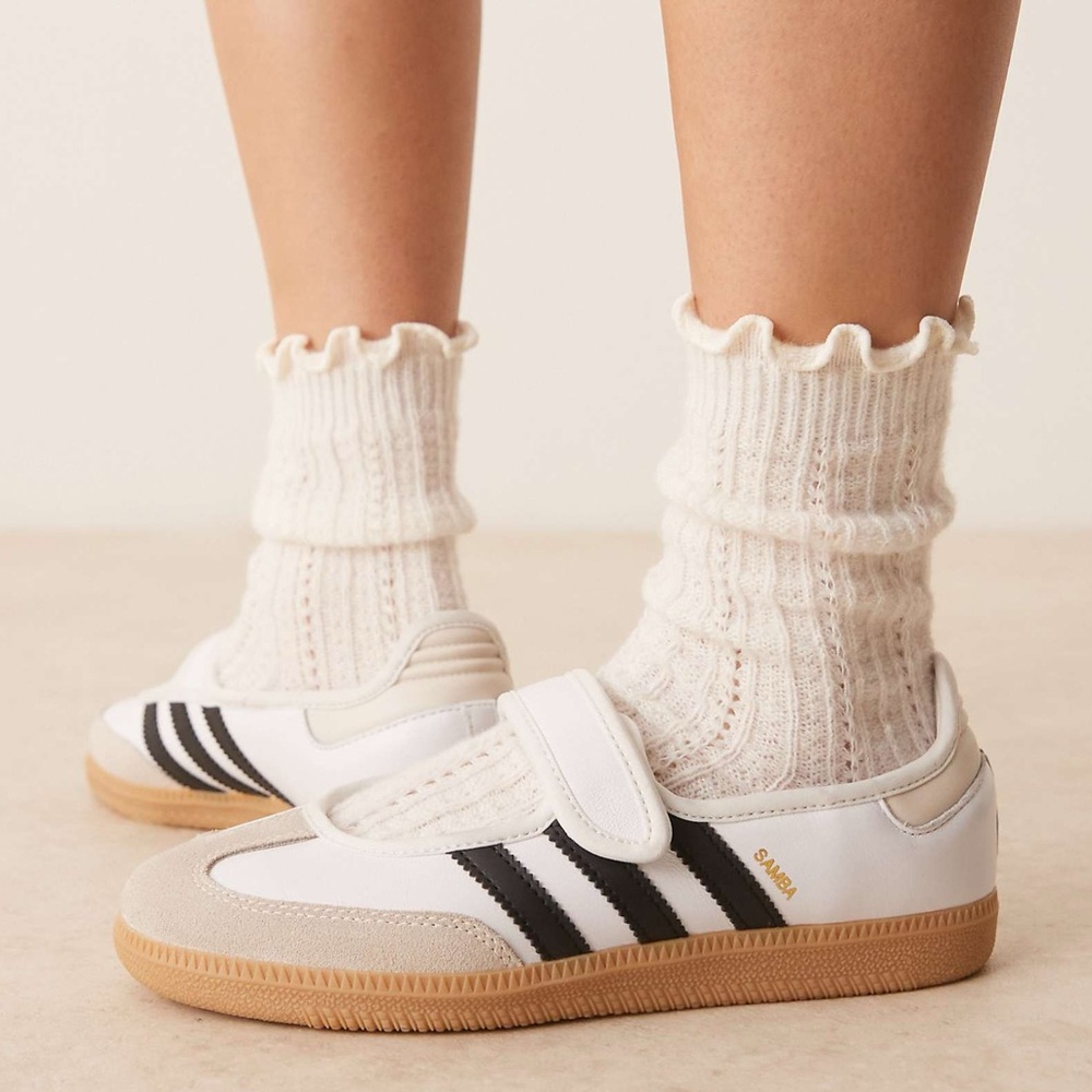 Like New! ADIDAS Samba Mary Jane Sneakers - Picture 2 of 11